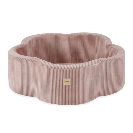 Piscine à balles - 95x30, rose, velours côtelé premium, Floral Fun Zone - Plush Nest - Misioo - myplayground
