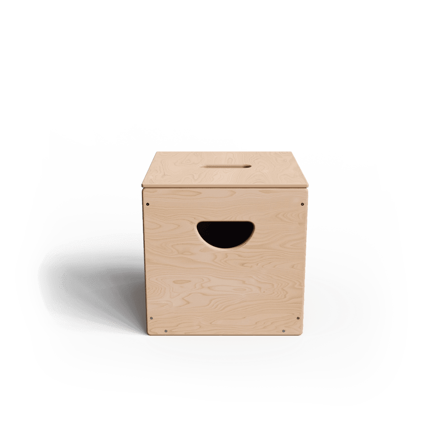 Boîte de Rangement pour Jouets - Bouleau de la Baltique ToyBox - All Circles - myplayground