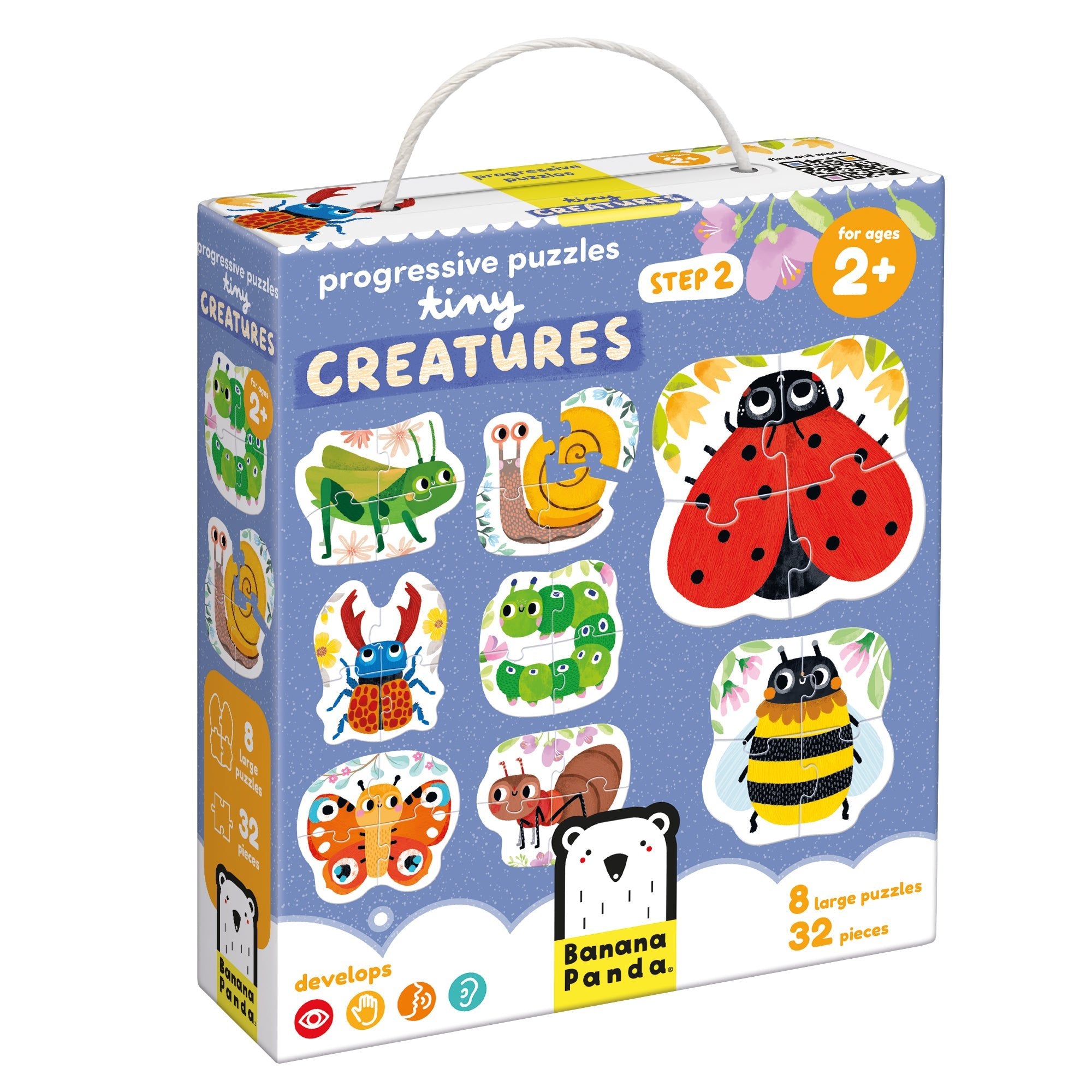 Puzzle Progressif Petites Créatures - Banana Panda - myplayground