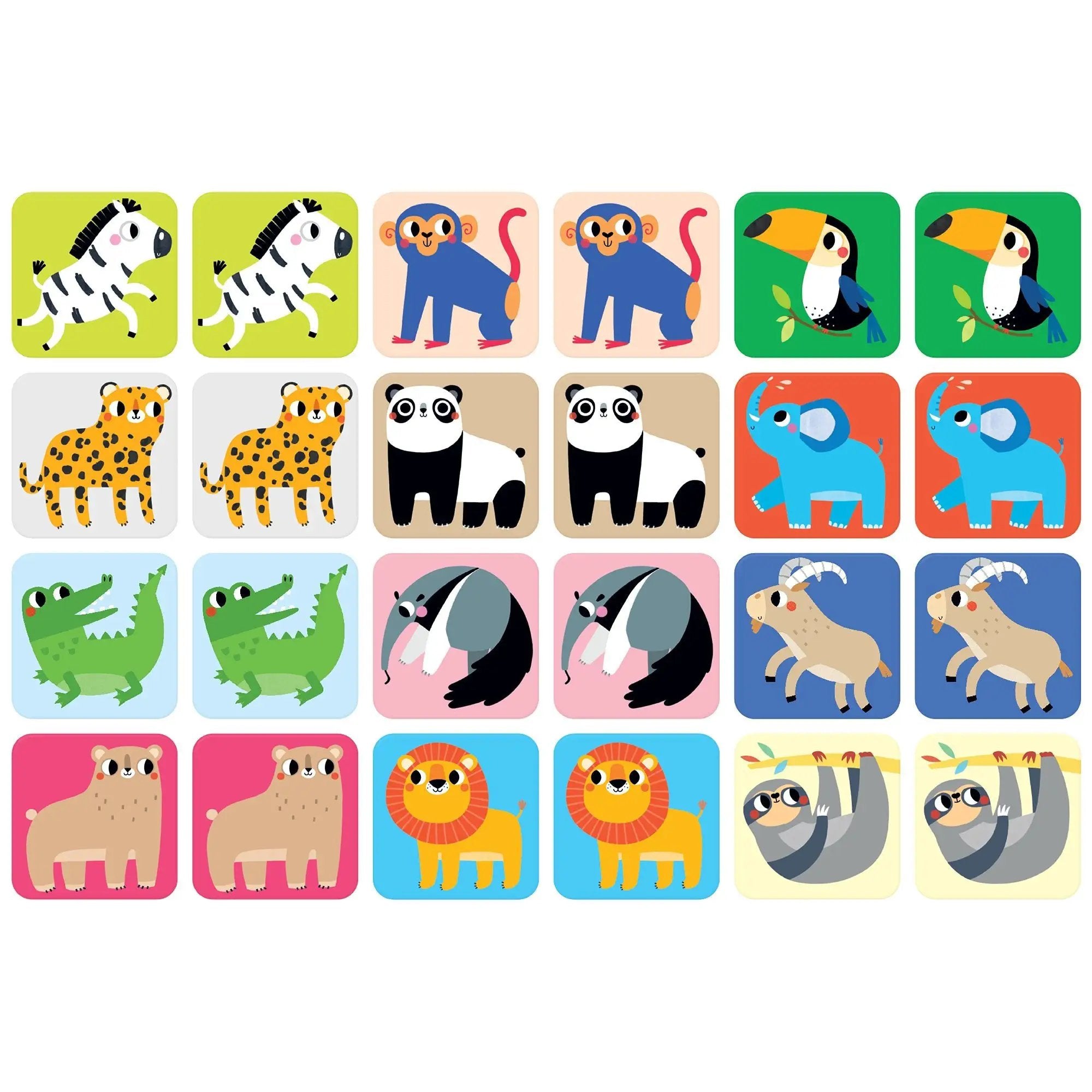Super Grand Jeu de Mémoire - Animaux Sauvages - Banana Panda by Banana Panda