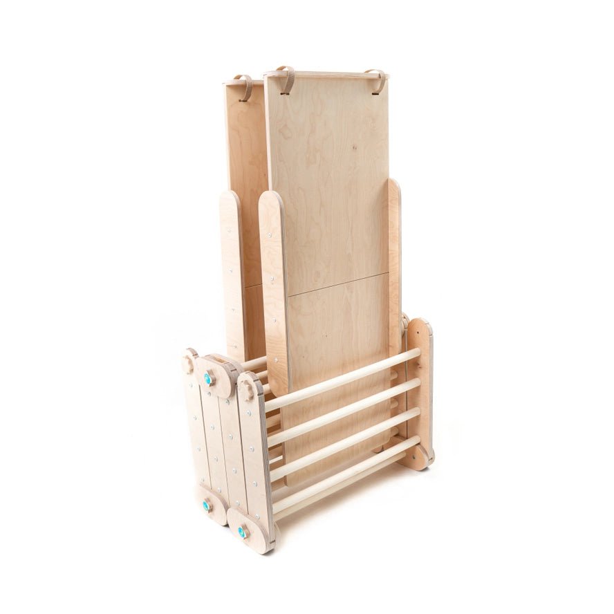 Triangle de Pikler Naturel Modifiable Avec Deux Rampes - Happymoon - myplayground