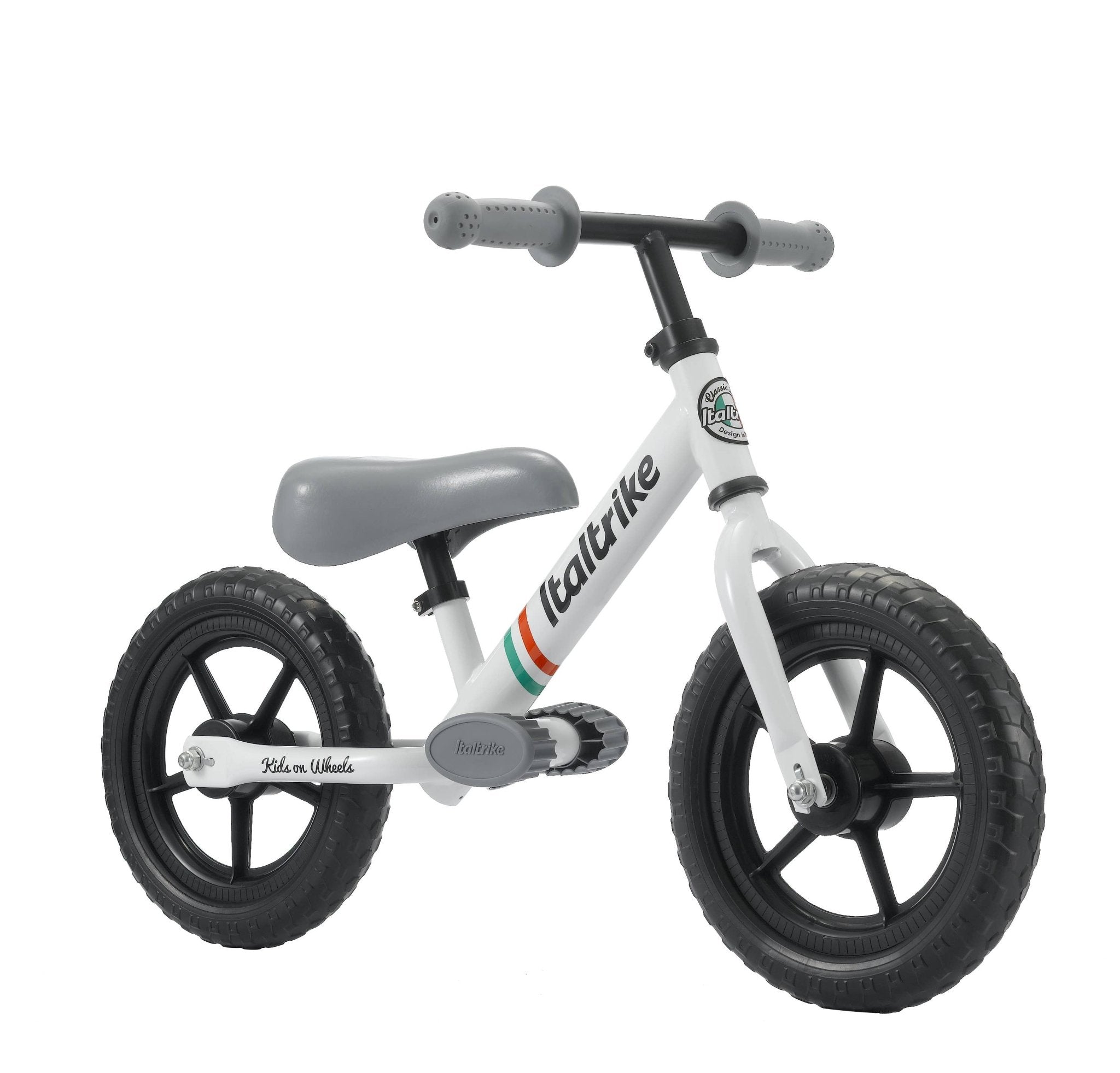 Pista Draisienne Acier, Roues 12 EVA Blanche - Italtrike - Jeu de motricité pour enfant (2 à 5 ans) - myplayground
