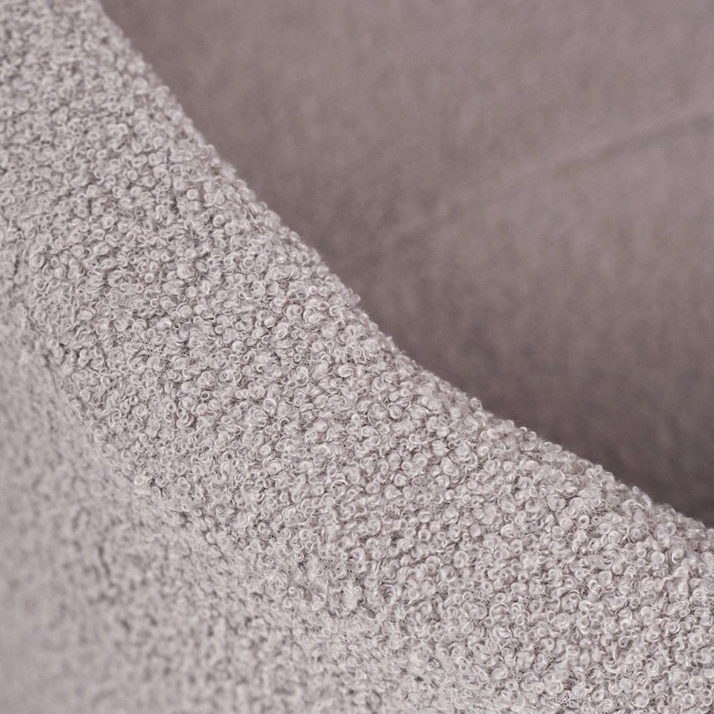 Piscine à balles - ronde 90x30 cm, agneau gris - Plush Nest - Misioo - myplayground