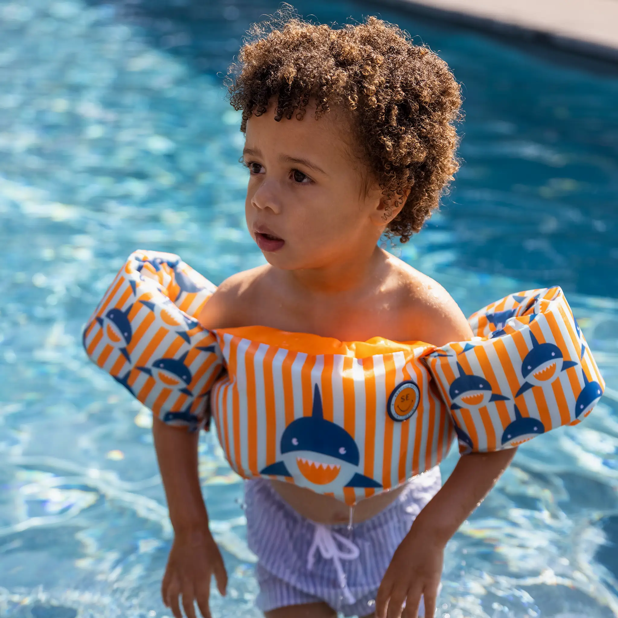 Brassards de natation requin - 2 à 6 ans, gilet - Swim Essentials by Swim Essentials