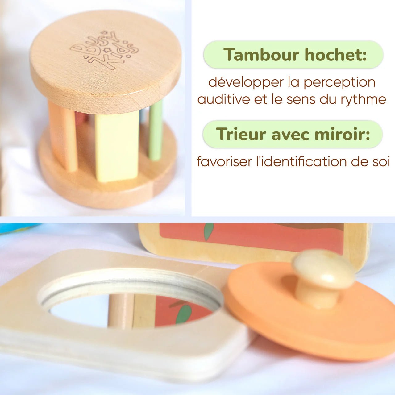 Coffret de Jeu Montessori pour les enfants - 6 à 12 mois - BusyKids - myplayground