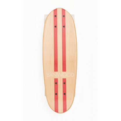 SKATEBOARD BANWOOD - ROUGE - Jeu de motricité enfant ( 3 ans et + )