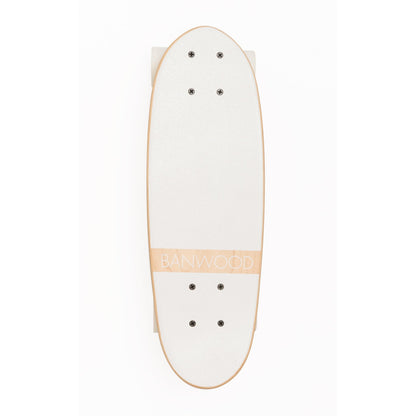 SKATEBOARD BANWOOD - BLANC - Jeu de motricité enfant ( 3 ans et + )