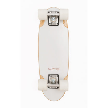SKATEBOARD BANWOOD - BLANC - Jeu de motricité enfant ( 3 ans et + )
