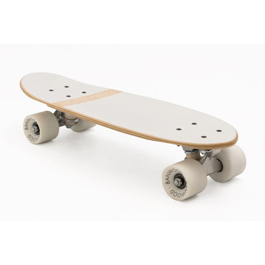 SKATEBOARD BANWOOD - BLANC - Jeu de motricité enfant ( 3 ans et + )