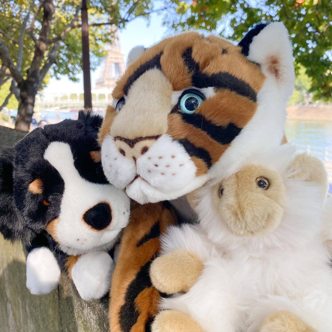 Ma peluche Tigre César - La Pelucherie  LA PELUCHERIE  myplayground