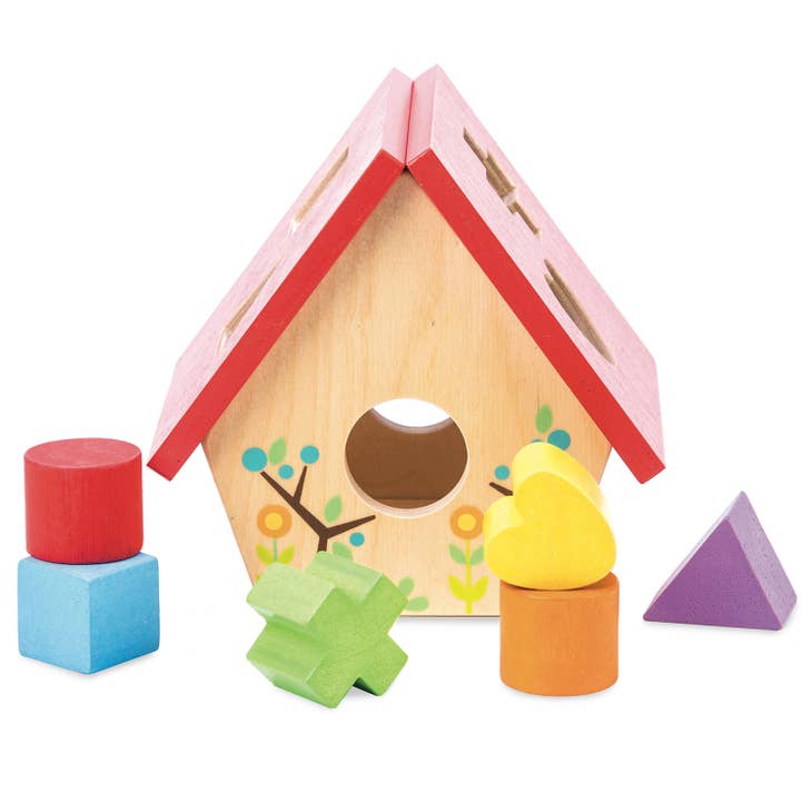 My Little Bird House - Jeu de tri de formes  Le Toy Van My Little Bird House - Jeu de tri de formes myplayground