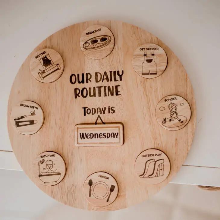 Daily Rountine Circle by Q Toys