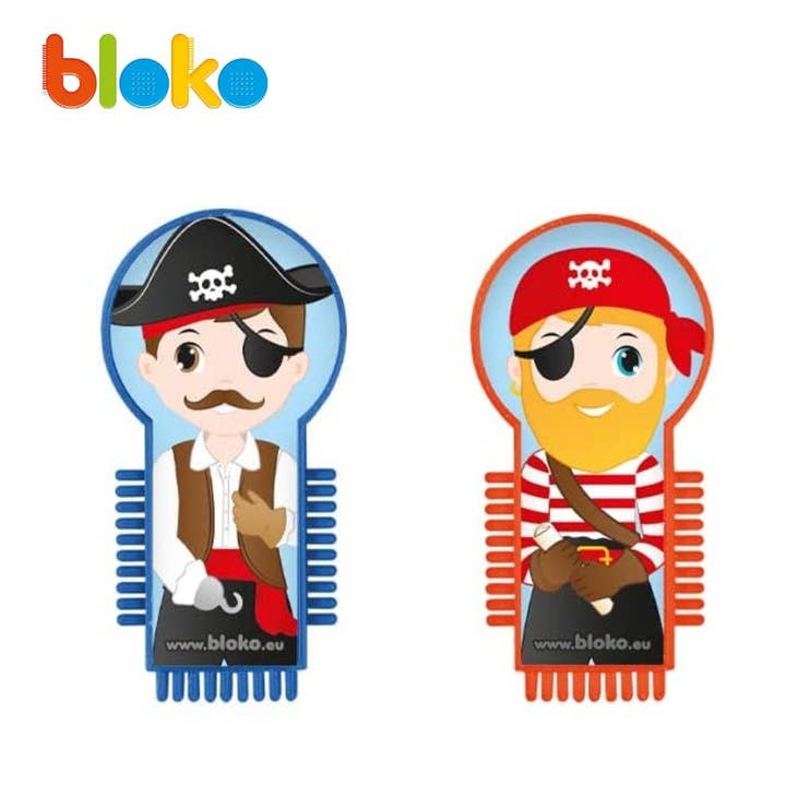 Coffret 50 Bloko + 2 Figurines Pods Pirates - BLOKO 503537 - myplayground